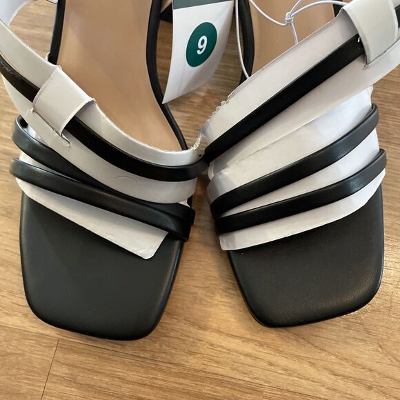 Wild Fable Blaire Black Strappy Block Heels Sandal Women's Size 9 NIB/NWT - Picture 6 of 14